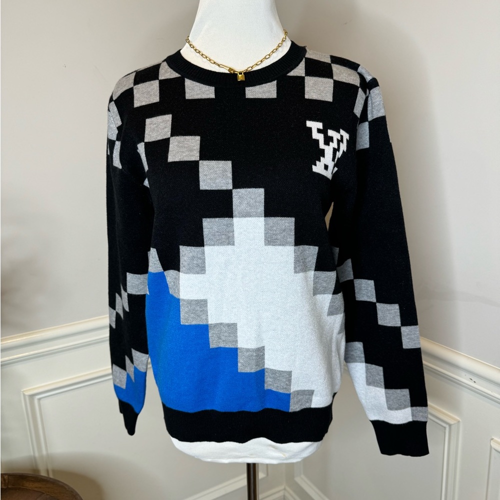Black and Blue Sweater